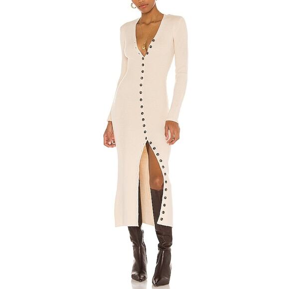 LPA Dresses & Skirts - Lpa 'Kavala' White Acrylic Sweater Dress Size XS